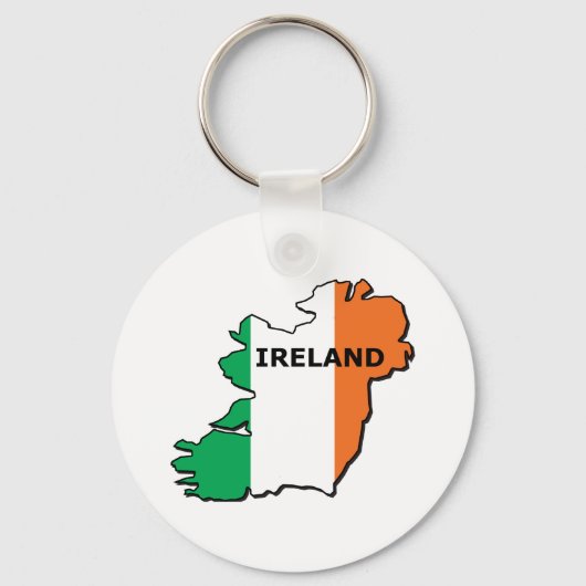 Porte-clés Carte Irlande (Recto)
