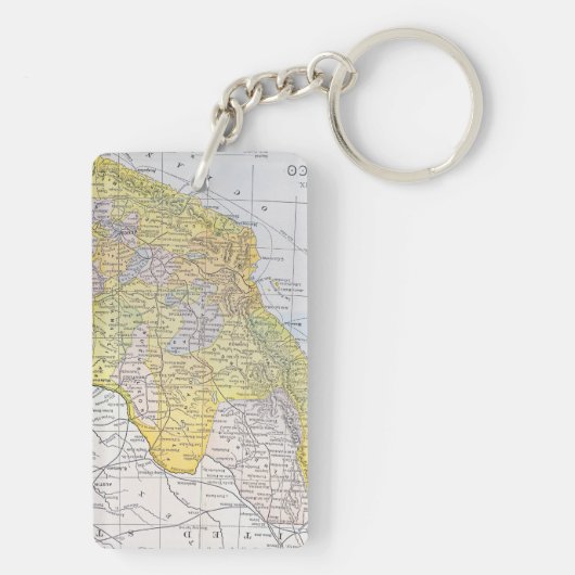 PORTE-CLÉS CARTE : LE MEXIQUE (Dos)