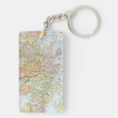 PORTE-CLÉS CARTE : L'ECOSSE (Dos)