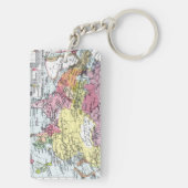 PORTE-CLÉS CARTE : L'EUROPE EN ASIE (Dos)