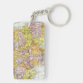 Porte-clés CARTE : L'IRLANDE, c1890 (Dos)