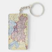 Porte-clés CARTE : L'UKRAINE, c1906 (Dos)