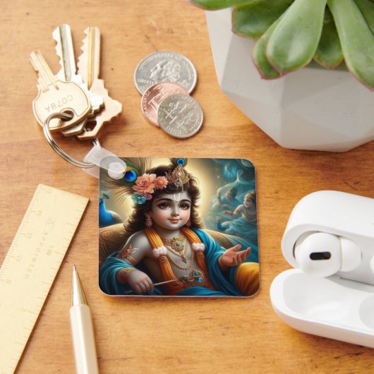 Porte-clés Carte magnétique Lord Krishna (Bureau)