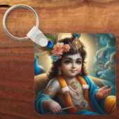 Porte-clés Carte magnétique Lord Krishna (Recto)