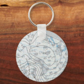 Porte-clés Carte météorologique nationale (Recto)