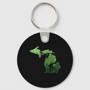 Porte-clés Carte Michigan VTT Cycliste Vélo Montagne