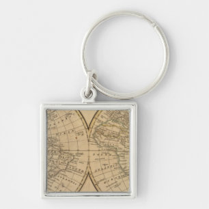 Porte-clés Carte mondiale 3