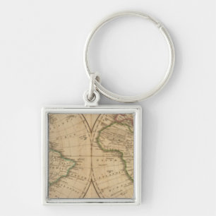 Porte-clés Carte mondiale 7
