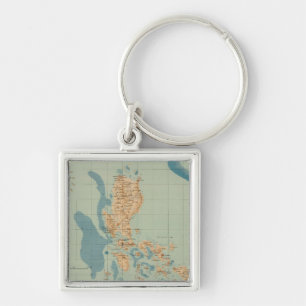 Porte-clés Carte n° 4 orographique