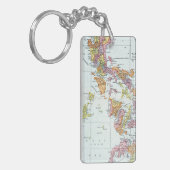 PORTE-CLÉS CARTE : PHILIPPINES, 1905 (Devant gauche)