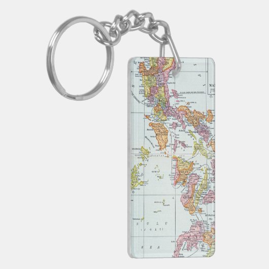 PORTE-CLÉS CARTE : PHILIPPINES, 1905 (Devant gauche)