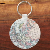 Porte-clés Carte politique de l'Europe (1916) (Recto)