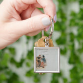 Porte-clés Carte postale commémorative La d'opéra ' (main)