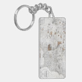 PORTE-CLÉS CARTE : RÉSERVATIONS, 1888 (Devant gauche)