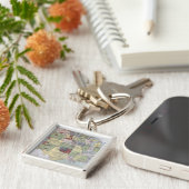 PORTE-CLÉS CARTE : RÉSERVATIONS, 1892 (Côté)