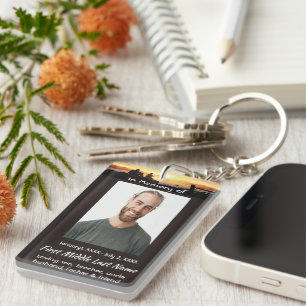 Porte-clés Carte souvenir Père Son Pêcheur Pêcheur Pêcheur