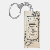 Porte-clés Carte Tarot Café (Devant gauche)