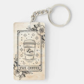 Porte-clés Carte Tarot Café (Dos)