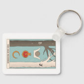 Porte-clés Carte tarot de haute prêtesse arcana majeure (Recto)