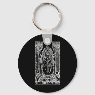 Porte-clés Carte Tarot L'Hierophant - Le Pape Occult Cadeau