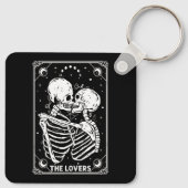 Porte-clés Carte Tarot Lots Skeleton Valentine Gothic Ha (Dos)