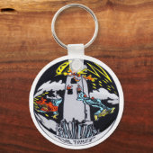 Porte-clés Carte Tower Tarot (Recto)