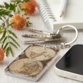 Porte-clés Carte vintage (Devant droit)