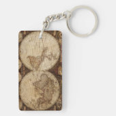 Porte-clés Carte vintage (Dos)