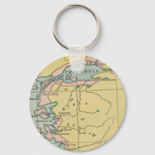 Porte-clés Carte Vintage Propontis Mysia Lydia Grèce