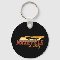 Carte vintage Retro Nashville Tennessee USA City M