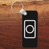 Porte-clés Carte Zener | Cercle creux (Recto)