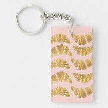 Cartes à jouer : Croissant Rose Aquarelle