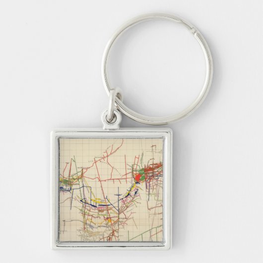 Porte-clés Cartes des mines de charbon numéro IV (Devant)