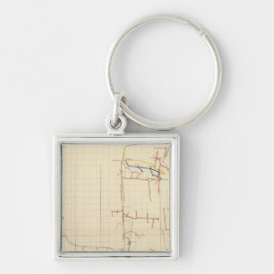 Porte-clés Cartes des mines de charbon numéro V
