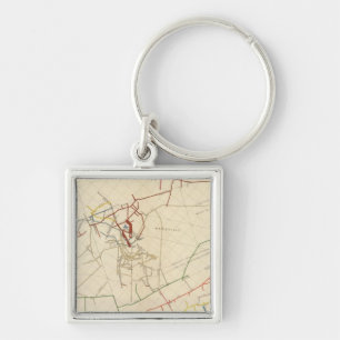 Porte-clés Cartes des mines de charbon numéro VIII