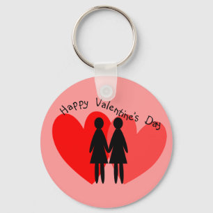 Porte-clés Cartes et cadeaux lesbiens de Valentine