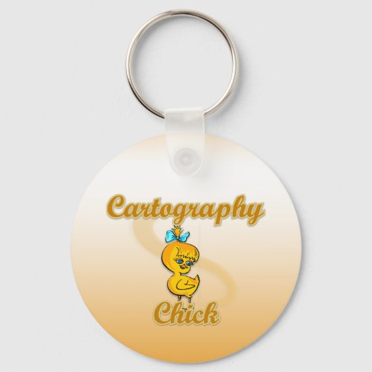 Porte-clés Cartographie Chick (Recto)