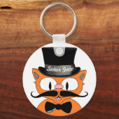 Porte-clés Cartographie Mustache Chat Senor Porte - clé Gato (Recto)