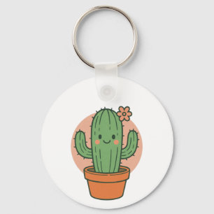 Porte-clés Carton Cactus mignon PNG Clipart Plante Kawaii