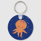 Porte-clés Carton octopus en papier ancien (Verso)