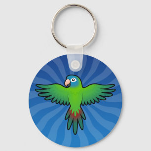 Porte-clés Cartoon Conure / Lorikeet / Parrot