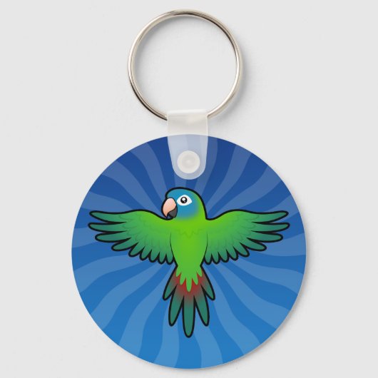 Porte-clés Cartoon Conure / Lorikeet / Parrot (Recto)