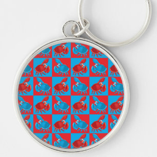 Porte-clés Cartoon crabe mosaïque