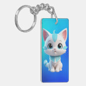 Porte-clés Cartoon Cute Kitten 3D Design-38063 (Devant gauche)