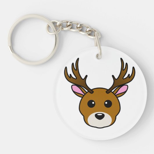 Porte-clés Cartoon Deer (Devant)
