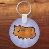 Porte-clés Cartoon Guinea Pig (scruffy) (Recto)