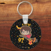 Porte-clés Cartoon Harry Potter Quidditch Attrapeur (Recto)