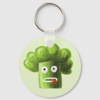 Porte-clés Cartoon Le Brocoli est une nourriture saine