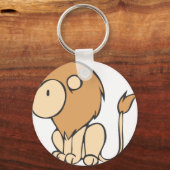 Porte-clés Cartoon Lion sur mesure pour bébé assis (Recto)