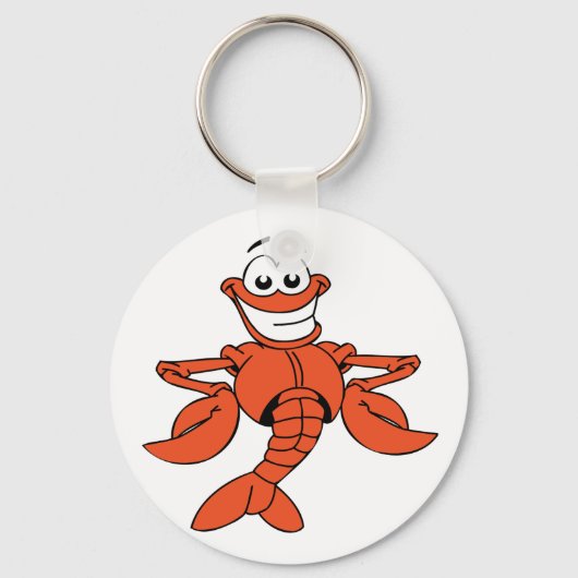 Porte-clés Cartoon Lobster Keychain (Recto)